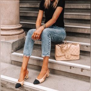 NEW - Marc Fisher - Sling Back Cap Toe Heel